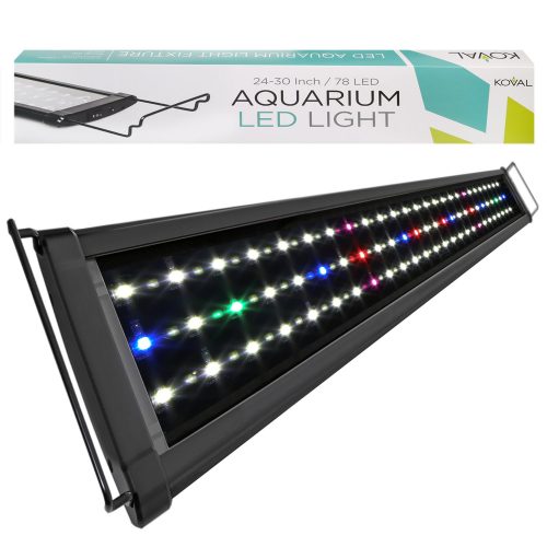 Koval 78 LED Aquarium Light Hood with Extendable Brackets