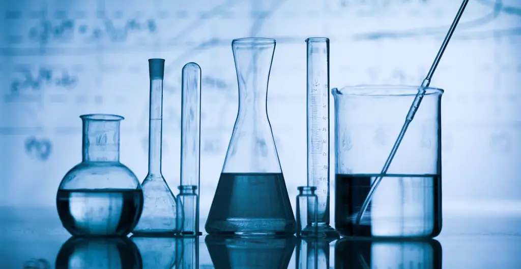 Group of flask on a lab table best aquarium test kit