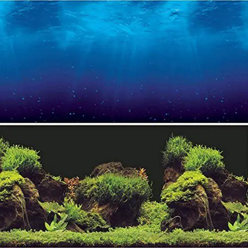 Vepotek Aquarium Background Double sides Deep Sea Water Plants